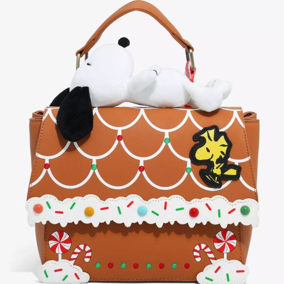 Peanuts Snoopy Gingerbread House Mini Backpack - BoxLunch Exclusive - Picture 1 of 4